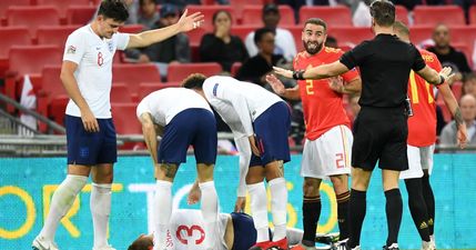 Dani Carvajal sent Luke Shaw a personal message after brutal clash in England vs Spain match