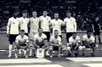 The first 25 seconds of England v Switzerland will be broadcast in black and white