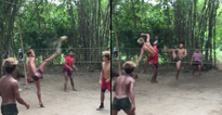 These Muay Thai fighters playing foot tennis have the most tekkers you’ll ever see