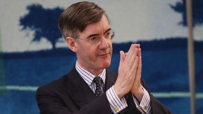 Protesters show up at Jacob Rees-Mogg’s house and berate him about Brexit