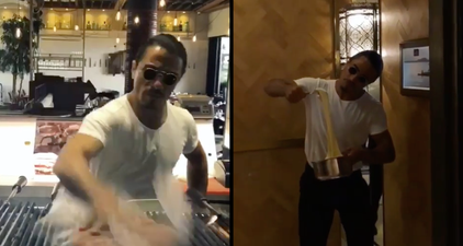 Salt Bae is at it again, this time with cheese