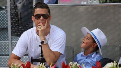 Cristiano Ronaldo Jr believes he can become a better footballer than his dad