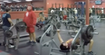 Ten stone lifter bench presses 165 kilos, other gym users lose it