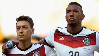 Jérôme Boateng says fear of fan backlash prevented Germany players from defending Mesut Özil