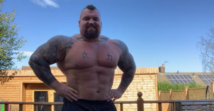 Eddie Hall shares his 25kg weight loss transformation