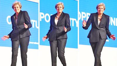 COMMENT: Theresa May’s jig was the least worst moment of a deluded performance