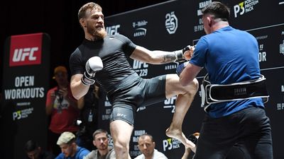 Conor McGregor may have given us a sneak peek at his strategy for UFC 229