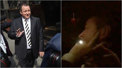 Mike Ashley denies making ‘V sign’ after dinner with Rafa Benitez and Newcastle players