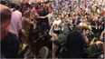 Fans brawl in the stands seconds after McGregor-Nurmagomedov weigh-ins