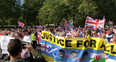 Violent clashes in capital as hundreds take to London streets in far-right march