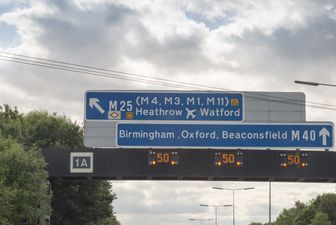 Three dead after car drives up M40 fast lane in the wrong direction