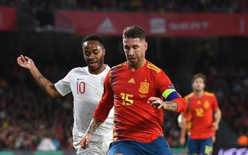 Sergio Ramos tweets video showing what really happened with him and Raheem Sterling