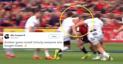 Billy Vunipola rages as Danny Cipriani gets red at Munster