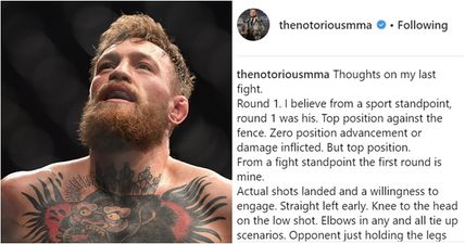 Conor McGregor makes three crucial admissions in lengthy statement on Khabib loss