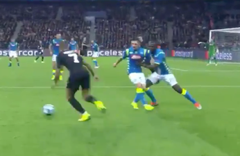 WATCH: Kalidou Koulibaly desperately shoves teammate to stop Kylian Mbappe