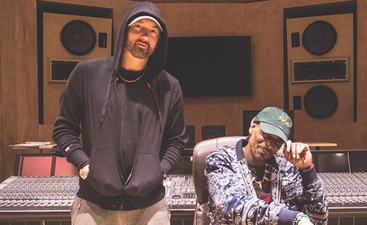 Snoop Dogg teases possible Eminem collaboration with studio photograph