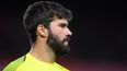 Alisson Becker gets into late night Twitter spat with Liverpool supporter