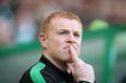 WATCH: Neil Lennon hit by object thrown from the crowd as he taunts Hearts fans