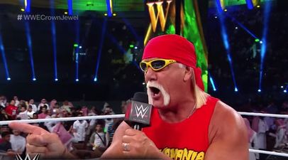 Hulk Hogan returns to WWE at controversial show in Saudi Arabia