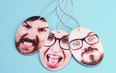 You can now get a car air freshener with your best mate’s face on it