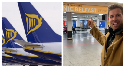 Man goes to extreme lengths to beat Ryanair’s new baggage policy