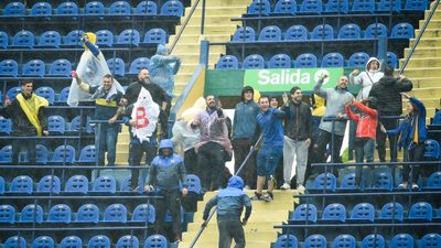 Boca Juniors stadium has a better atmosphere for a called off game than most Premier League grounds