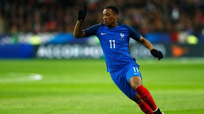 Anthony Martial drops out of France squad with abductor injury