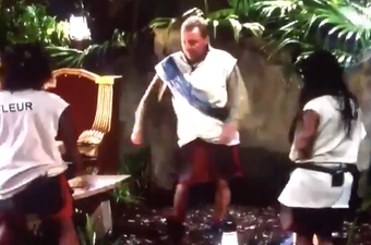 Harry Redknapp does The Floss on I’m A Celeb, pretty much guarantees he’s going to win