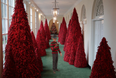 We added horror movie icons to the White House Christmas photos and they fit perfectly