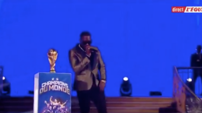 WATCH: Vegedream performs Ramenez la coupe à la maison live at the Ballon d’Or gala