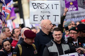 Three arrests as Tommy Robinson ‘Brexit Betrayal’ protest and counter-protest flood central London