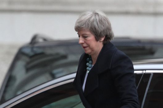 LONDON, ENGLAND - DECEMBER 10: Prime Minister Theresa May arrives back in Downing Street on December 10, 2018 in London, England. (Photo by Dan Kitwood/Getty Images) The Prime Minister is holding meetings with her backbench MPs today in the hope of reassuring them about her EU Brexit deal ahead of tomorrow’s crucial commons vote.