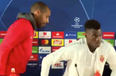 WATCH: Thierry Henry glares at young defender after leaving his chair untucked