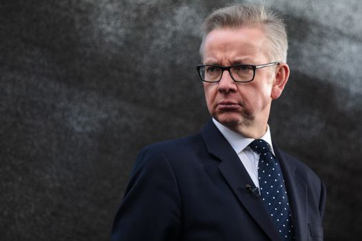 LONDON, ENGLAND - DECEMBER 12: Environment Secretary Michael Gove talks to the media in Westminster on December 12, 2018 in London, England. Sir Graham Brady, the chairman of the 1922 Committee, has received the necessary 48 letters (15% of the parliamentary party) from Conservative MP's that will trigger a vote of no confidence in Prime Minister Theresa May. (Photo by Jack Taylor/Getty Images)