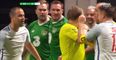 Michael Owen and Jason McAteer kick off in Ireland vs England Star Sixes match