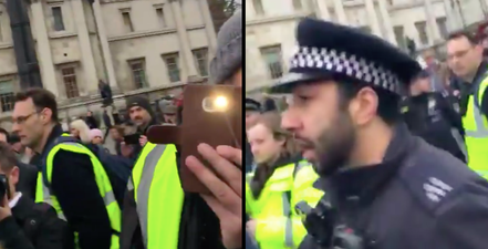 Footage shows Owen Jones being mobbed by Yellow Vest protesters after left-wing demonstration