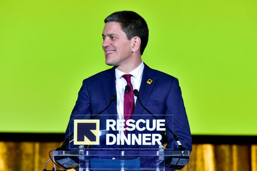 NEW YORK, NY - NOVEMBER 01: President & CEO, IRC David Miliband attends the 2018 Rescue Dinner hosted by the IRC at New York Hilton Midtown on November 1, 2018 in New York City. (Photo by Eugene Gologursky/Getty Images for IRC)