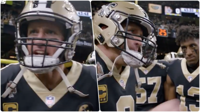 Drew Brees’ pre-game motivational speech is right out of Any Given Sunday