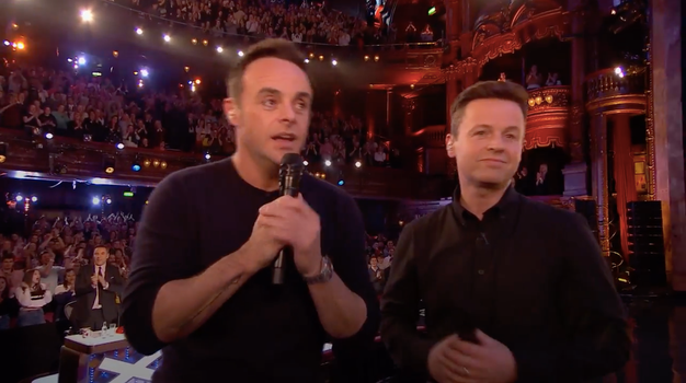 Ant McPartlin and Declan Donnelly accept their 18th consecutive best presenter award