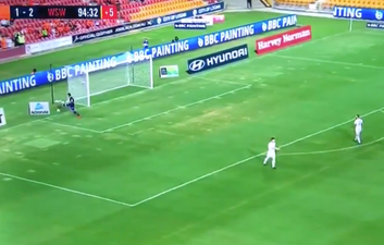 A-League goalkeeper needlessly concedes last minute corner and you know what happened next