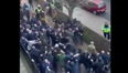 Watch Everton and Millwall supporters clash outside The Den ahead of FA Cup tie