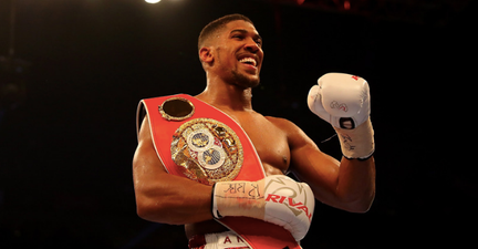 Anthony Joshua shares his favourite fitness snacks for getting in shape