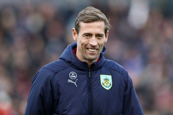 Burnley fans welcome Peter Crouch with perfect sign on top of bridge