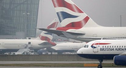 WATCH: Plane forced to abort landing at Heathrow as Storm Erik takes hold