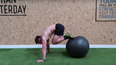 Carve out a strong core with this Swiss ball abs workout