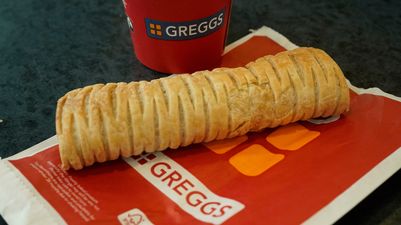 Vegan sausage roll’s success triggers surge in Greggs’ sales