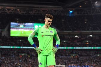 Kepa Arrizabalaga refuses to leave pitch as Maurizio Sarri tries to substitute goalie before penalties