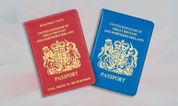 Poundland release blue and red passport covers