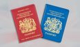 Poundland release blue and red passport covers