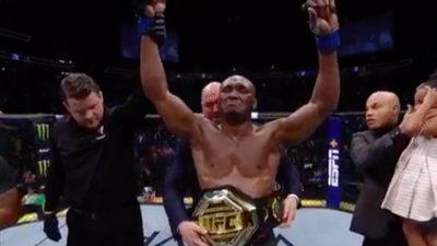 Kamaru Usman shocks Tyron Woodley to become UFC’s first African-born champion